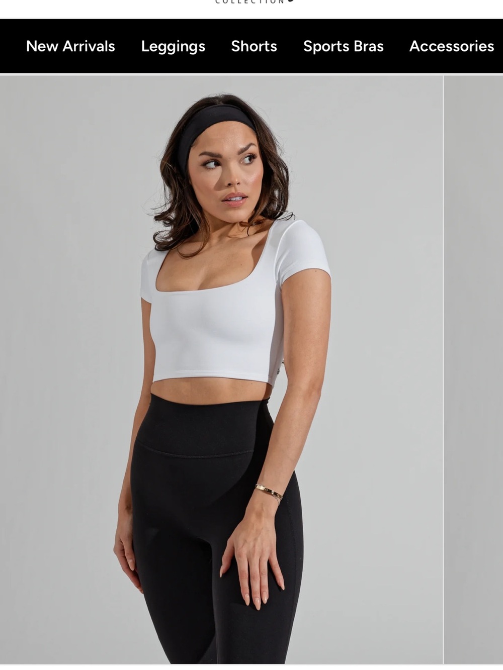 Buffbunny butter crop top -white M
